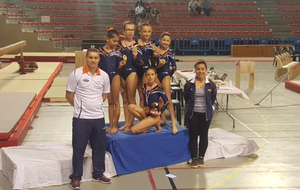 Les gymnastes de la Gac sur le podium